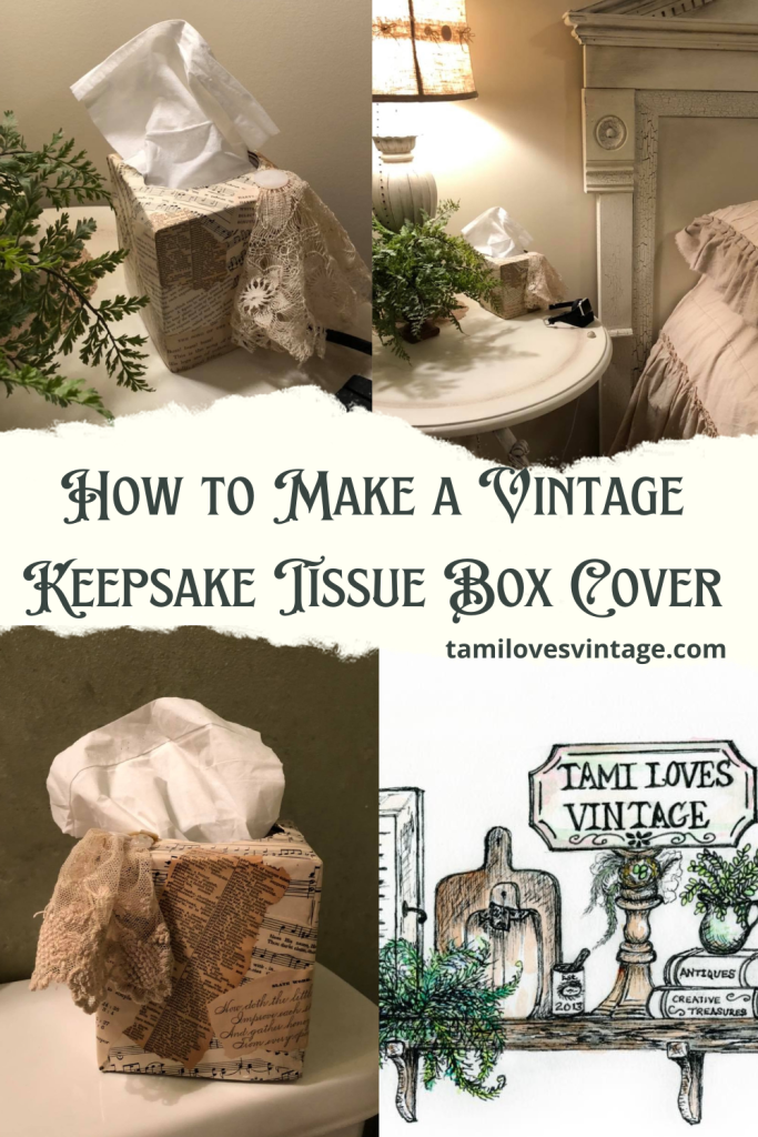 How To Make A Vintage Keepsake Tissue Box Tami Loves Vintage 